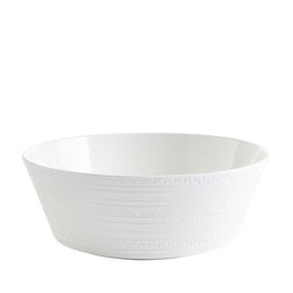 Wedgwood Ensaladera 27 cm (4 Unidades) Porcelana Fina Apta Lavavajillas Microondas Colección Intaglio